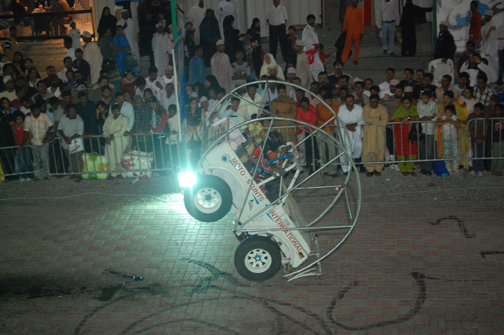 car stunt Muscat Festival